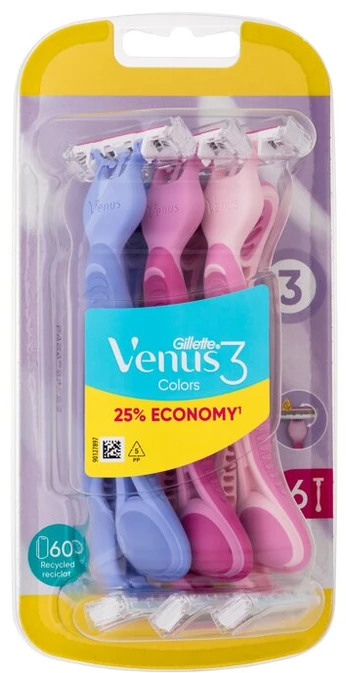 Gillette Venus 3 Simply Razor moterims, 1 pakuotė