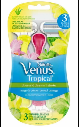 P&G Gillette Venus Tropical Skustuvai 3vnt.