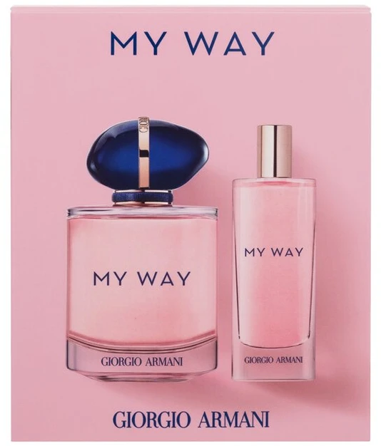 Giorgio Armani My Way Gift Set kvepalų rinkinys moterims (EDP, 90 ml + EDP, 15 ml)