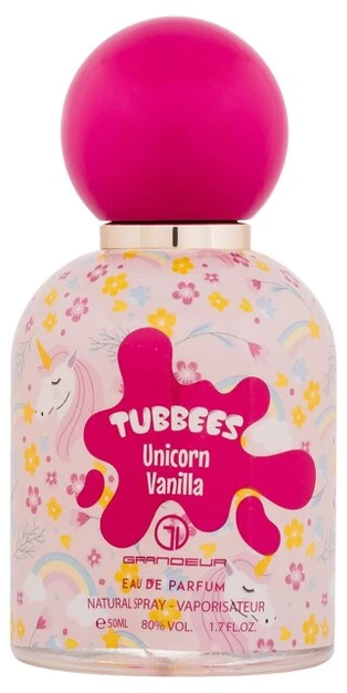 Grandeur Tubbees Unicorn Vanilla EDP parfumuotas vanduo unisex, 50 ml