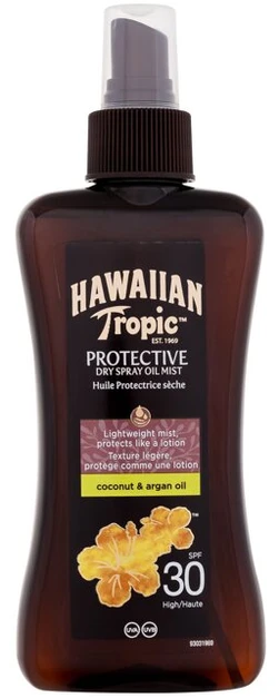 Hawaiian Tropic purškiama Apsauginė sausa aliejinė dulksna Spf30 200ml