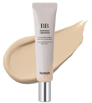 Heimish Moringa Ceramide Tinted Moisturizer Make-Up + Sunscreen SPF30 PA++ 19 Fair rusvai gelsvas, 30 ml