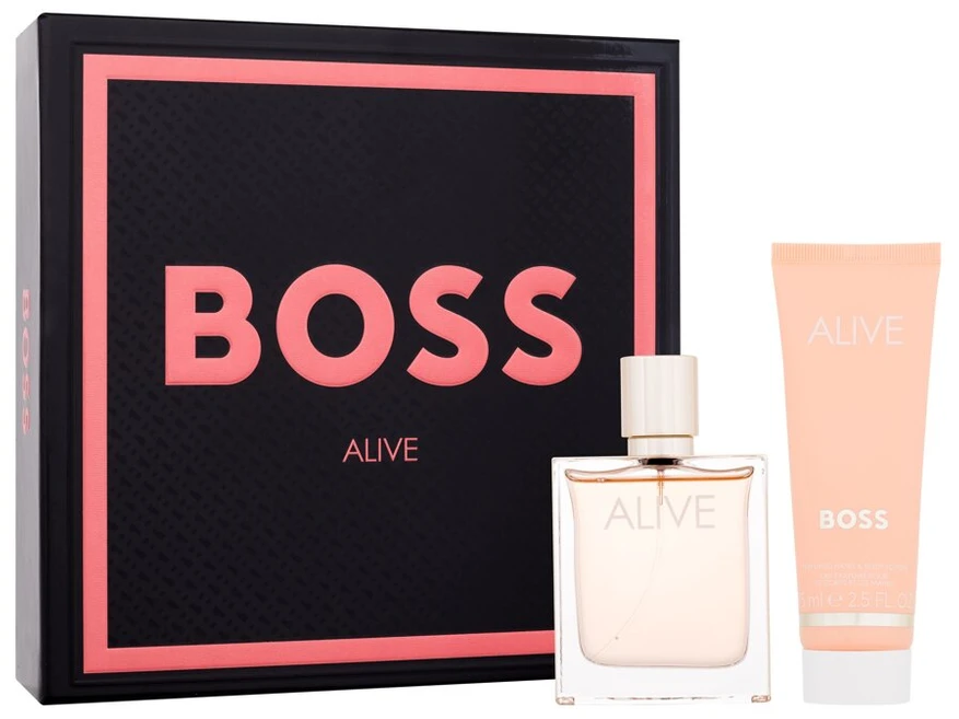 Hugo Boss Alive EDP rinkinys moterims (EDP, 50 ml + kūno losjonas, 75 ml)