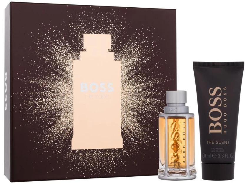 Rinkinys vyrams Hugo Boss The Scent (kvepalai Hugo Boss The Scent EDT, 50 ml + dušo želė, 100 ml)