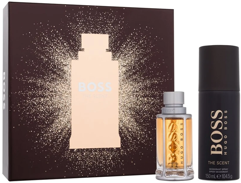 HUGO BOSS BOSS The Scent Christmas Gift Set rinkinys vyrams (EDT, 50 ml + dezodorantas, 150 ml)
