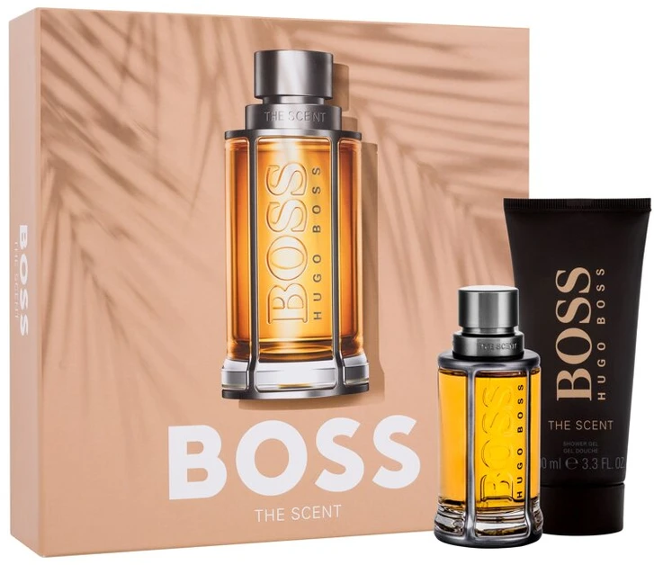 Hugo Boss Boss The Scent vyriškas tualetinis vanduo 50 ml + purškiamas gelis 100 ml dovanų rinkinys