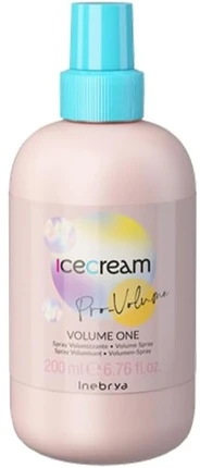 Inebrya Ice Kreminis Pro-Volume One Volume Purškiklis apimties suteikiantis plaukų purškiklis, 200 ml
