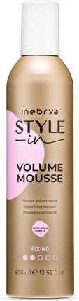 Inebrya Style-In Volume Mousse apimties suteikiančios plaukų putos, 400 ml