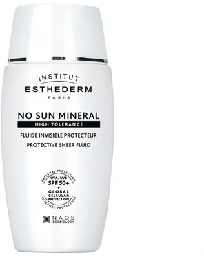Institut Esthederm No Sun Mineral Fluid SPF 50+ apsauginis fluidas nuo saulės veidui, 40 ml