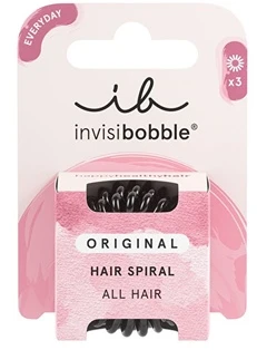 Invisibobble plaukų gumytės Original True Juodas 3 vnt.