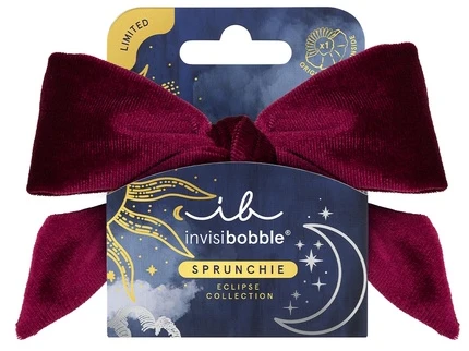 Invisibobble „Sprunchie Original Eclipse Velvet Grace“ kaspino formos plaukų gumelė