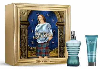 Jean Paul Gaultier Le Male rinkinys vyrams (EDT, 75 ml + dušo želė, 75 ml)