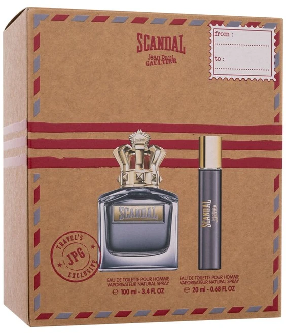 Jean Paul Gaultier Scandal Pour Homme rinkinys vyrams (EDT, 100 ml + EDT, 20 ml)