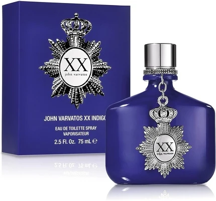 John Varvatos XX Indigo EDT tualetinis vanduo vyrams, 75 ml