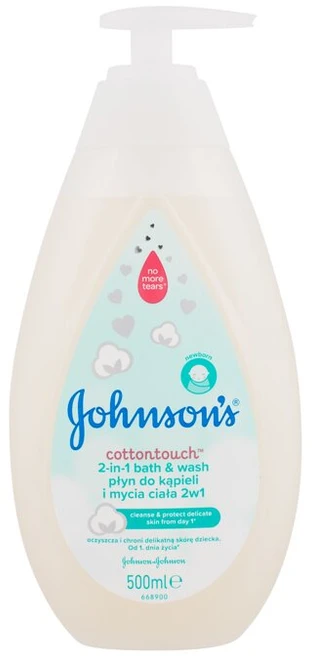 Johnson & Johnson Johnson´s CottonTouch 2-in-1 Bath & Wash Dušo želė vaikams, 500 ml