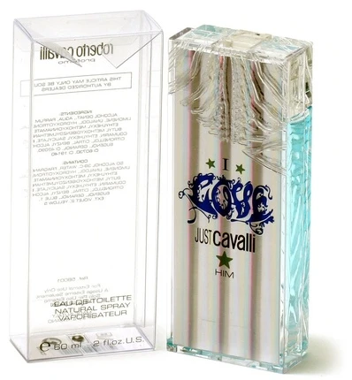 Roberto Cavalli Just Cavalli I Love Him EDT tualetinis vanduo vyrams, 60 ml