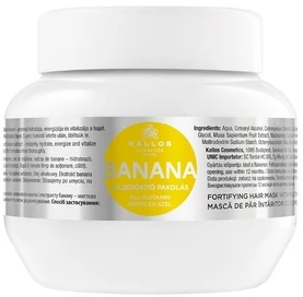 Kallos Cosmetics Banana Fortifying Hair Mask plaukų kaukė, 275 ml