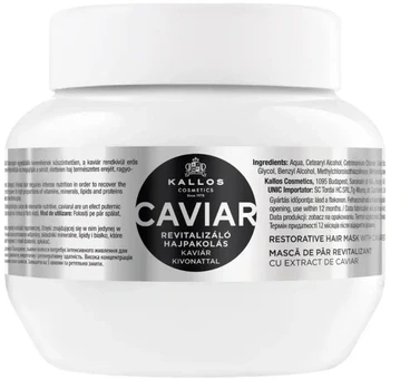 Kallos Cosmetics Caviar Restorative Plaukų kaukė atkuriamoji plaukų kaukė, 275 ml