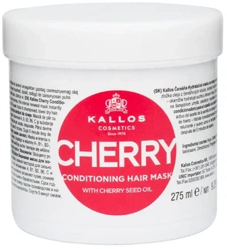 Kallos Cosmetics Cherry Conditioning Plaukų kaukė drėkinanti kaukė plaukams, 275 ml