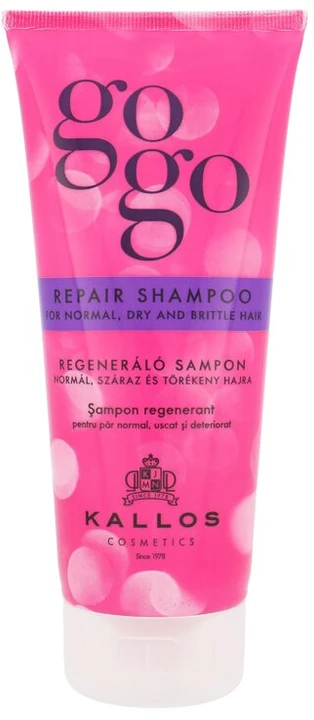 Kallos Cosmetics Gogo Repair Šampūnas šampūnas, 200 ml