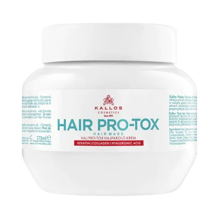 Kallos Cosmetics Hair Pro-Tox Plaukų kaukė kaukė silpniems ir pažeistiems plaukams, 275 ml