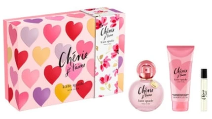 Kate Spade Chérie Je T'Aime EDP 100 ml + EDP MINI 7,5 ml + losjonas po skutimosi 100 ml (moterims)