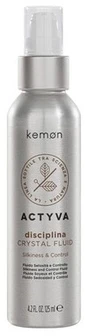 Kemon Actyva Disciplina Crystal Fluid švelnumo suteikiantis fluidas nepaklusniems plaukams, 125 ml