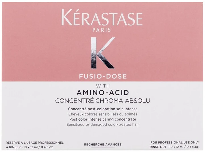 Kérastase Concentrate for damaged hair Amino-Acid Fusio Dose Chroma Absolu (Concentré), 10 x, 12 ml