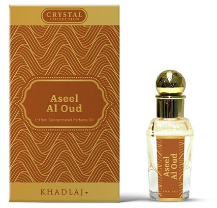Khadlaj Aseel Al Oud - koncentrovaný parfémovaný olej, 15 ml