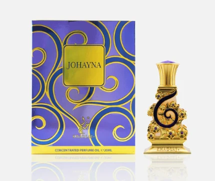 Khadlaj Johayna Violetinė CPO aliejiniai kvepalai unisex, 20 ml