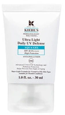 Kiehl's Apsauginis lengvas veido gelis normaliai ir riebiai odai SPF 50 Derma Solutions („Ultra Light Daily UV Defense Aqua Gel") 60 ml
