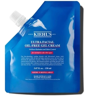 Kiehl´s Kiehl's Ultra Facial Oil-Free Gel Kreminis Refill gelinis kremas-papildumas normaliai ir riebiai veido odai, 150 ml