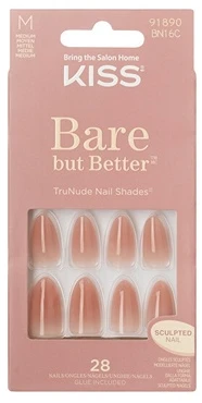 KISS Bare-But-Better Gel Nails 28 pcs