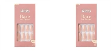 KISS Lipnūs nagai Bare but Better Nails - Nude Drama 28 vnt.