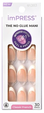 KISS Lipnūs nagai ImPRESS Nails - Everlasting 30 vnt