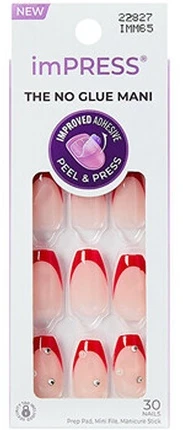 KISS Lipnūs nagai imPRESS Nails - Laimingas pasaulis 30 vnt.