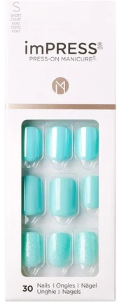 KISS Lipnūs nagai imPRESS Nails lietaus apsauga 30 vnt.