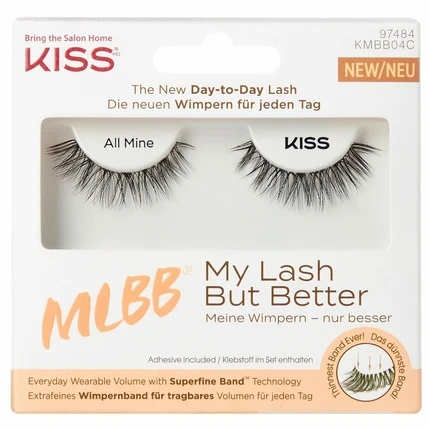 KISS dirbtinės blakstienos natūraliam apimčiai My Lash But Better 04