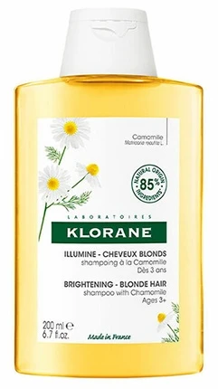 Klorane A La Camomile Skirtas šviesiems plaukams Reflex Illuminating Šampūnas 400ml