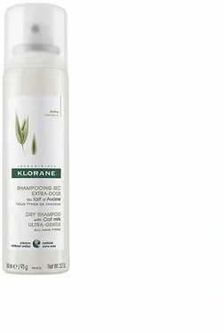 Klorane Extra Gentle Sausas šampūnas Su avižų pienu, 150 ml