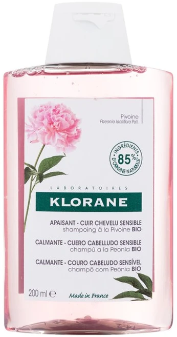 "Klorane" raminantis ir nuo dirginimo saugantis šampūnas "Peony" 200ml
