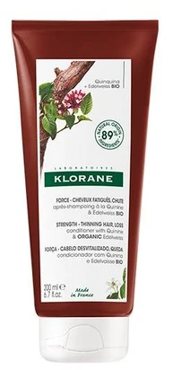 Klorane Anti Hair Loss Strengthening And Stimulating Conditioner stiprinantis kondicionierius silpniems plaukams, 200 ml