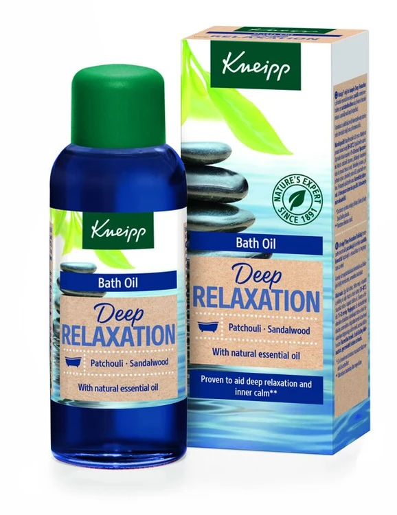 Kneipp Deep Relaxation Bath Oil Unisex vonios aliejus, 100 ml