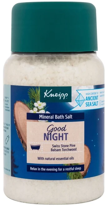 Kneipp Good Night mineralinė vonios druska unisex vonios druska, 500g