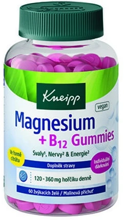 Kneipp Magnesium + B12 gummies 60 pcs