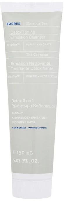 „Korres Olympus Tea Detox“ tonizuojanti emulsija