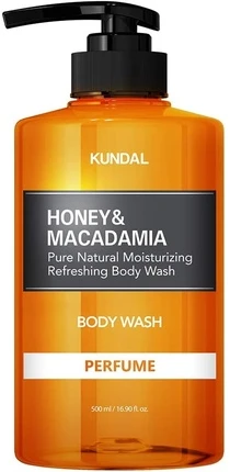 Kundal Dušo želė Honey & Macadamia Baltas Musk (Kūno prausiklis) 500 ml