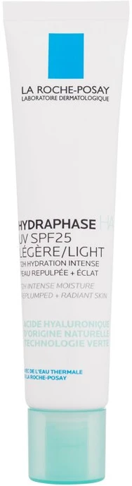 La Roche Posay Hydraphase HA UV SPF 25 Light Kreminis apsauginis drėkinamasis veido kremas, 40 ml