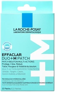 La Roche Posay Effaclar Duo+M Multi-Action Imperfection Patch pleistrai spuogams, 22 vnt.