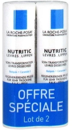 La Roche-Posay Nutritic Lèvres Lūpų balzamas Set 2 x 4.7 ml